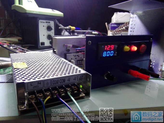 老猫也做了一个LM324N的电子负载