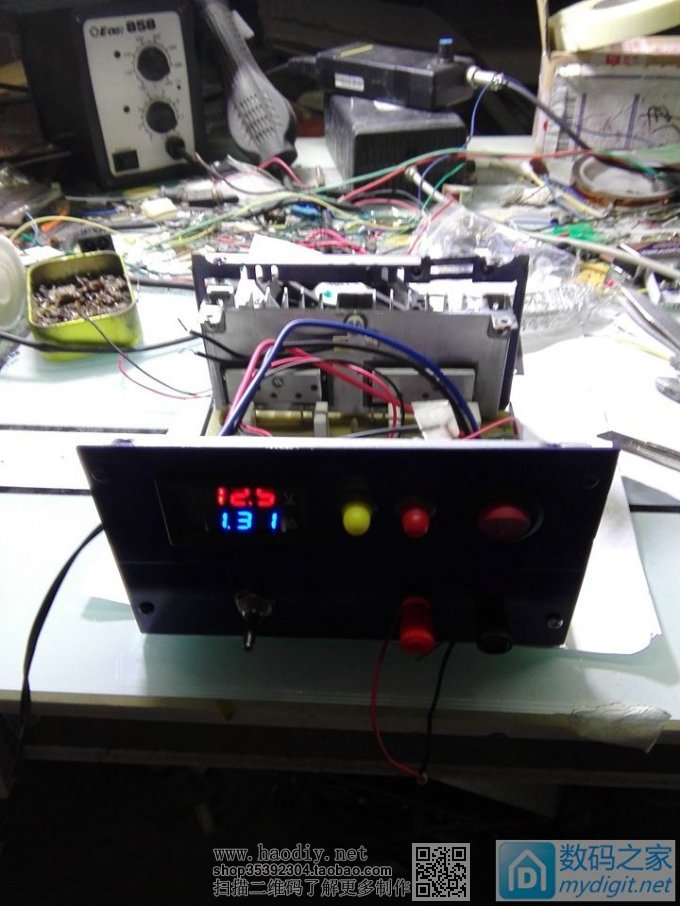 老猫也做了一个LM324N的电子负载