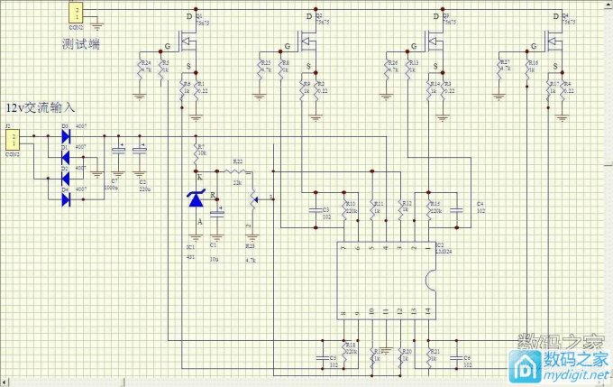 老猫也做了一个LM324N的电子负载 老猫也做了一个LM324N的电子负载