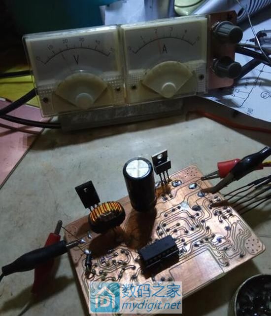 0--30V  0--7.5A    DC-DC  自己做黑武士简洁版··· 0--30V  0--7.5A  