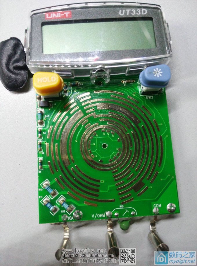 魔改UT33D万用表--锂电供电+自动休眠+摇晃唤醒+背光控制 魔改UT33D万用表--锂电供电+自动休眠+摇晃唤醒+背光控制
