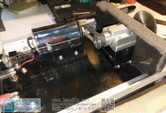 DIY一台迷你小台锯,切PCB像是切豆腐一样