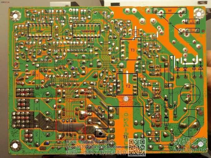 ATX电源改可调24V7A仿造成功,小白可参考 ATX电源改可调24V7A仿造成功,小白可参考
