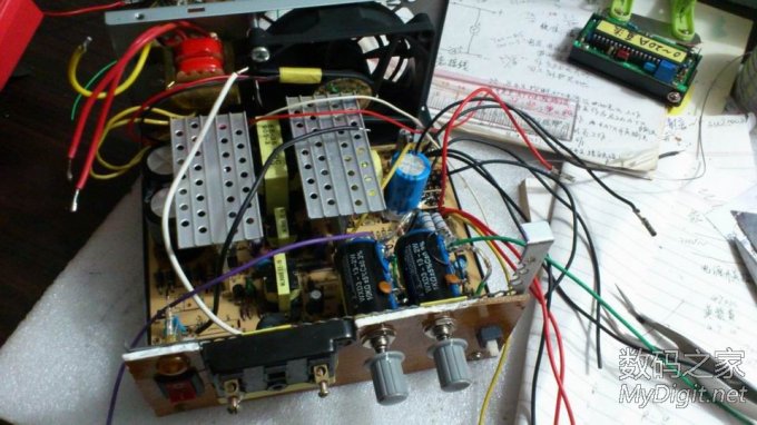 ATX电源改可调24V7A仿造成功,小白可参考