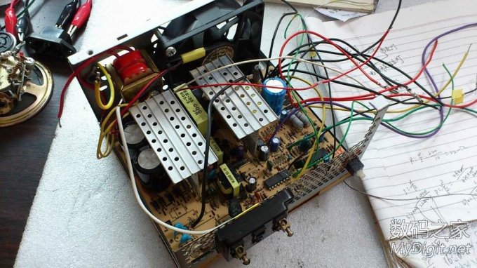 ATX电源改可调24V7A仿造成功,小白可参考