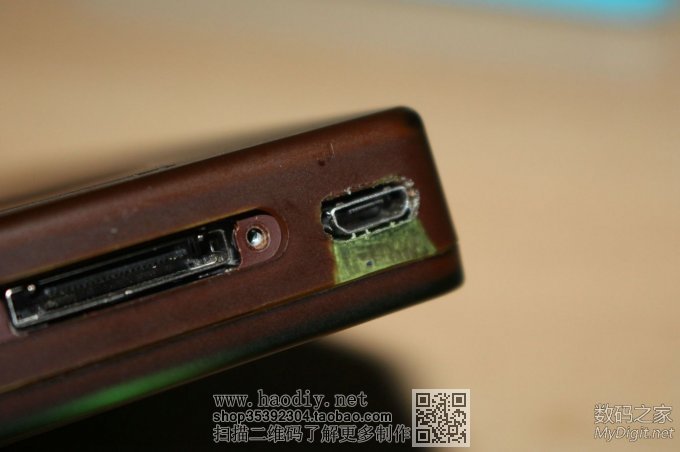 微软ZUNE播放器加装MiocrUSB接口(品牌数据线接口改通用USB接口