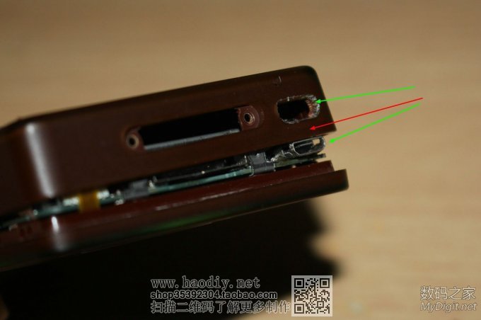 微软ZUNE播放器加装MiocrUSB接口(品牌数据线接口改通用USB接口