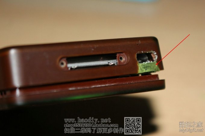 微软ZUNE播放器加装MiocrUSB接口(品牌数据线接口改通用USB接口