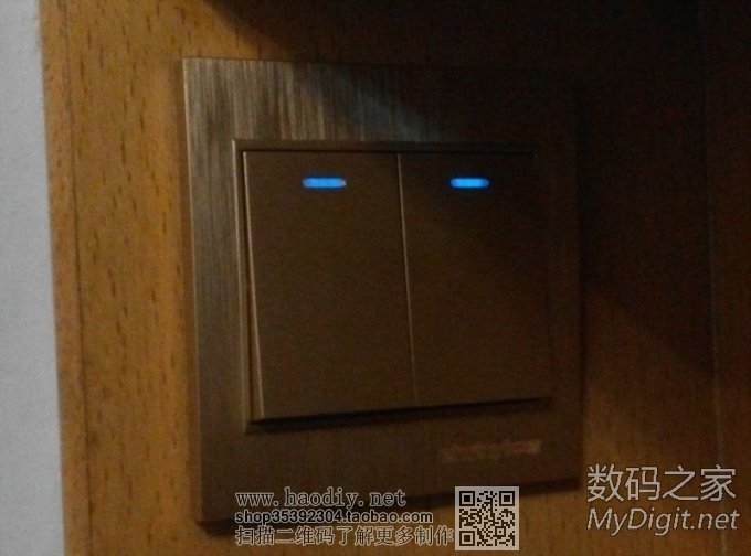 Re:我追求黑暗中的那点点蓝光,但却是山重水复疑无路,柳暗花明又一村。指示L灯ED .. 86开关面板指示灯LED化改造,但却是山重水复疑无路,柳暗花明又