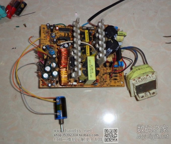 航嘉ATX改0-25V可调  (菜鸟+懒人)改法