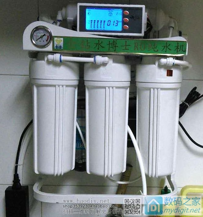 DIY纯水机废水利用装置v1.0版本和v2.0版本,2.0版本已实施 DIY纯水机废水利用装置v1.0版本和v2.0版本,2.0版本已实施