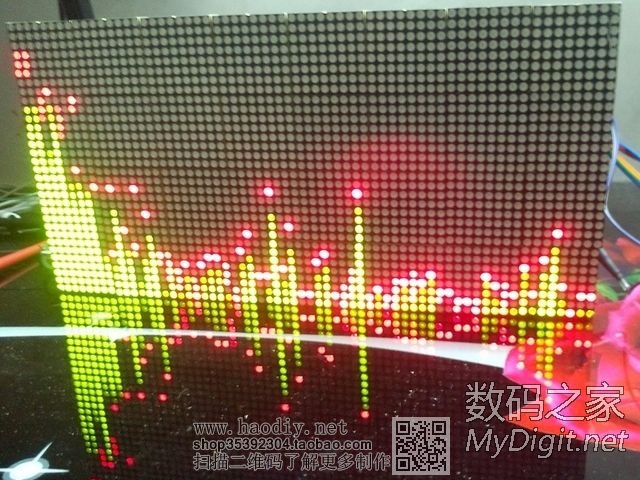 做个32*64点阵屏 音乐频谱 附资料 做个32*64点阵屏 音乐频谱 附资料
