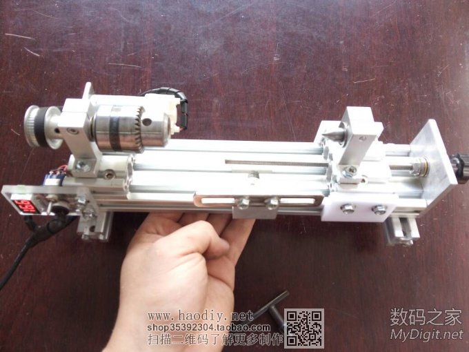 微型桌面木工车床 小卡盘