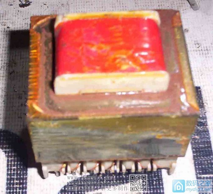 自制的一个30W左右的隔离变压器