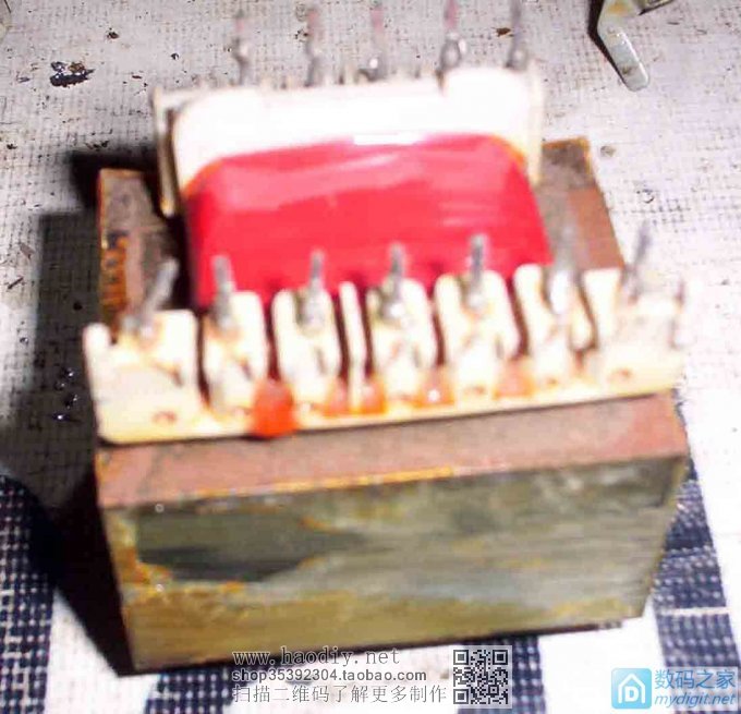 自制的一个30W左右的隔离变压器