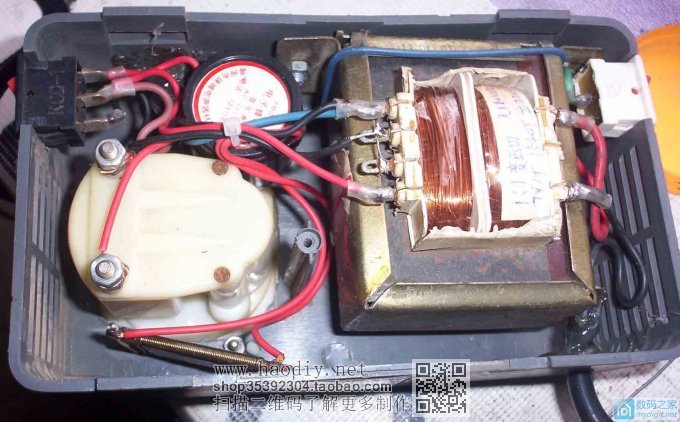 自制的一个30W左右的隔离变压器