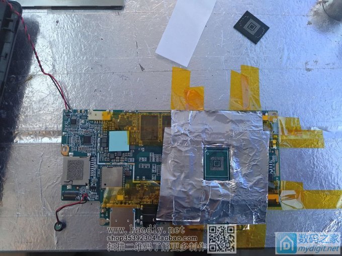 给平板电脑换64G闪存,装系统。 给平板电脑换64G闪存,装系统。