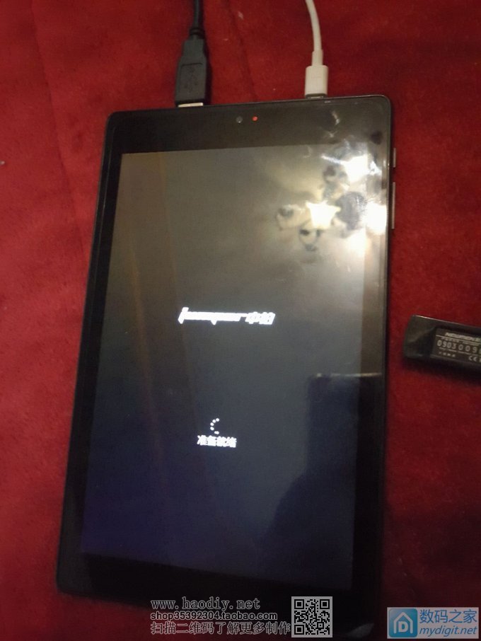 给平板电脑换64G闪存,装系统。