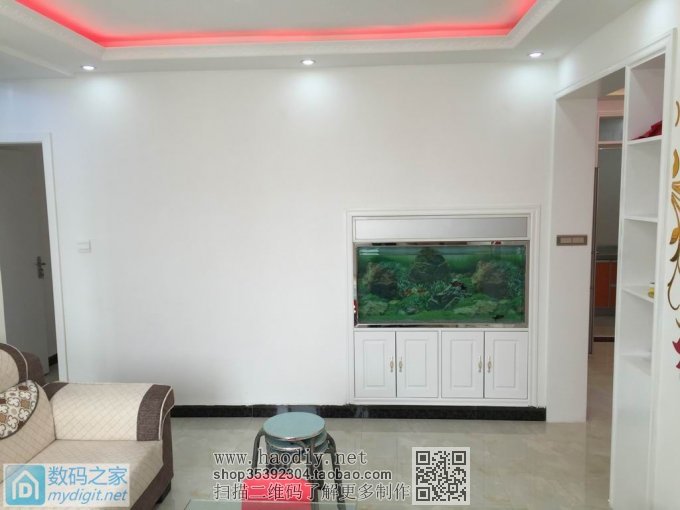 亲手DIY个不占地方的鱼缸,