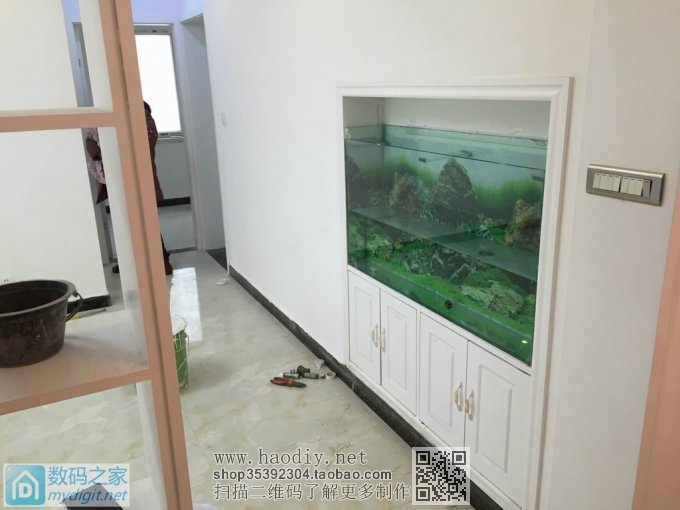 亲手DIY个不占地方的鱼缸,