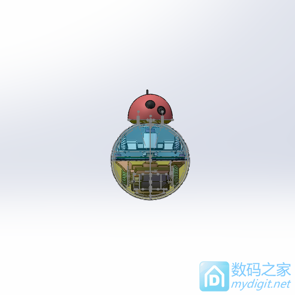 (基础拆解)2017年首发,DIY星战BB-8机器人 (基础拆解)2017年首发,DIY星战BB-8机器人