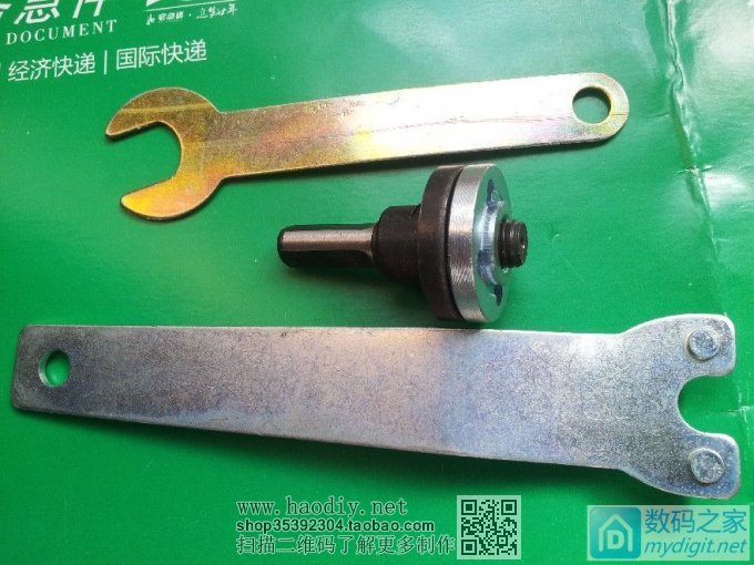 网购一个电钻转换连接杆,可以使手枪钻变角磨机切割机 网购一个电钻转换连接杆,可以使手枪钻变角磨机切割机