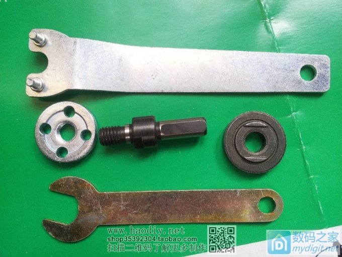 网购一个电钻转换连接杆,可以使手枪钻变角磨机切割机 网购一个电钻转换连接杆,可以使手枪钻变角磨机切割机