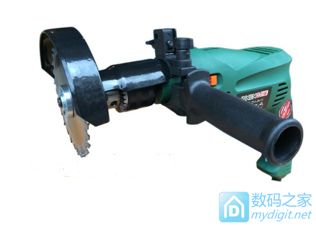 网购一个电钻转换连接杆,可以使手枪钻变角磨机切割机