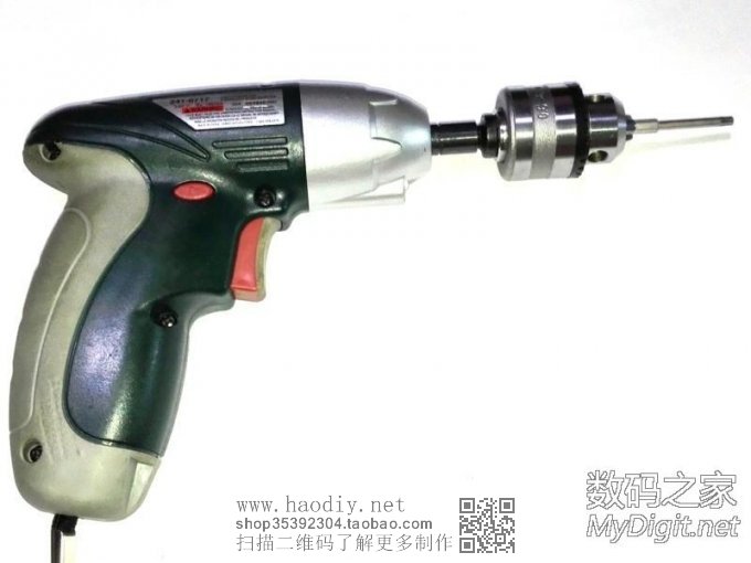 为小电批配个多用钻夹头~兼容4mm批头和麻花钻头了 为小电批配个多用钻夹头~兼容4mm批头和麻花钻头了