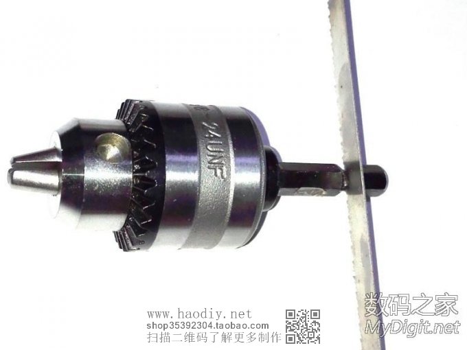 为小电批配个多用钻夹头~兼容4mm批头和麻花钻头了 为小电批配个多用钻夹头~兼容4mm批头和麻花钻头了