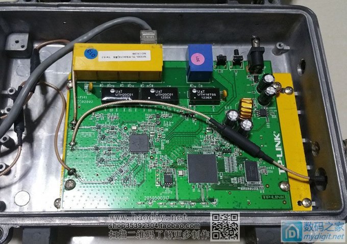 给TP 941 V6路由器DIY个防水盒 礼尚往来