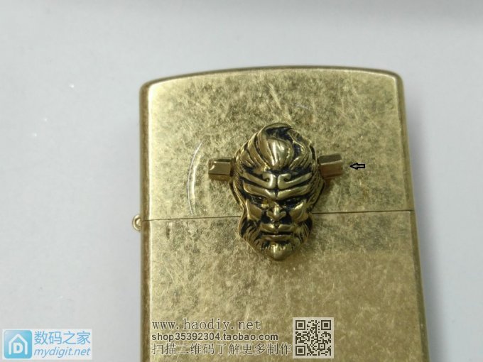 神秘礼物..抽烟男人的标配....diy一个创意型佐罗打火机!!