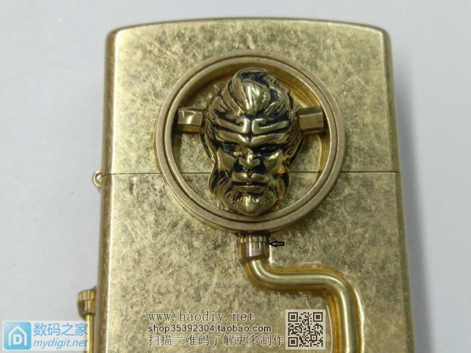 神秘礼物..抽烟男人的标配....diy一个创意型佐罗打火机!!