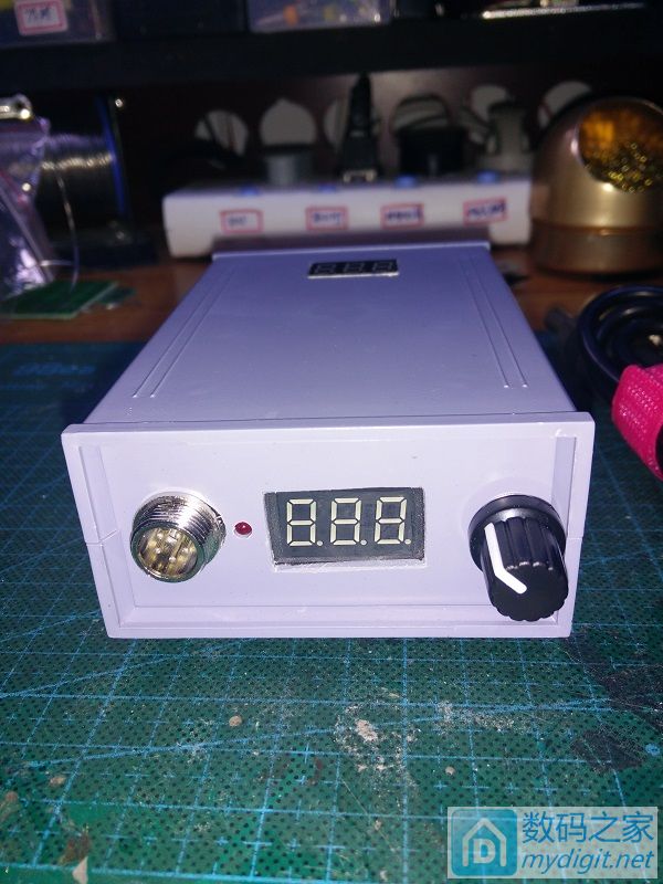 『二师兄出品』“废物利用”制作12V锂电便携白光烙铁