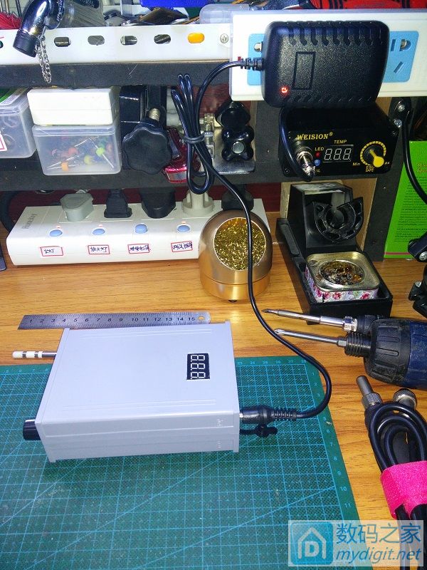 『二师兄出品』“废物利用”制作12V锂电便携白光烙铁