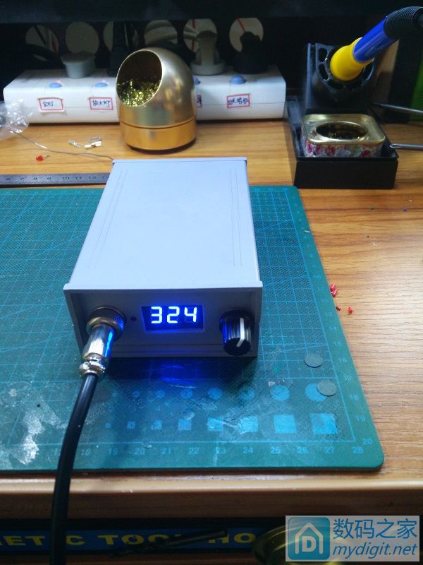 『二师兄出品』“废物利用”制作12V锂电便携白光烙铁