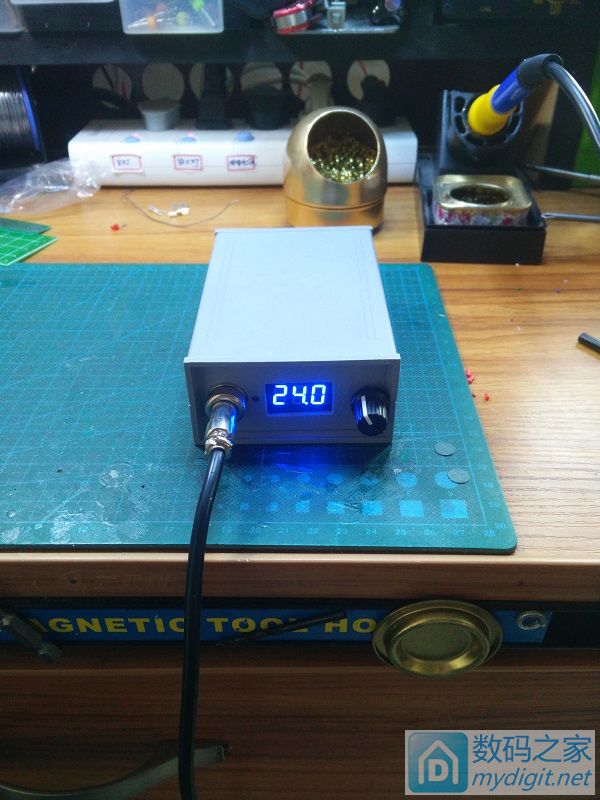 『二师兄出品』“废物利用”制作12V锂电便携白光烙铁