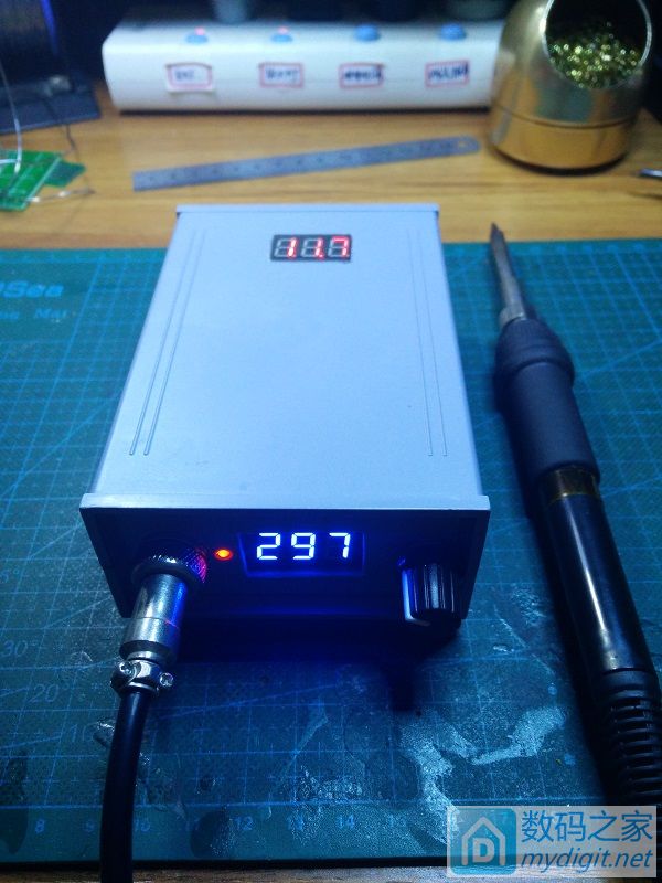 『二师兄出品』“废物利用”制作12V锂电便携白光烙铁