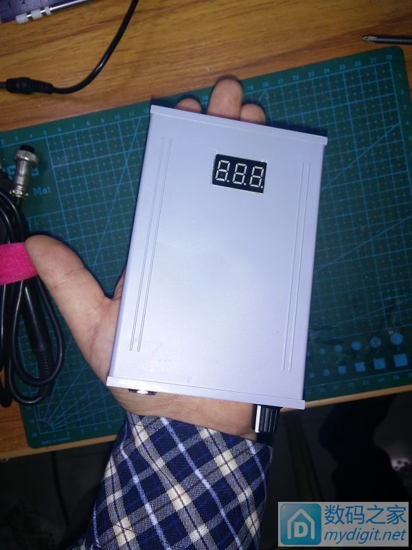 『二师兄出品』“废物利用”制作12V锂电便携白光烙铁