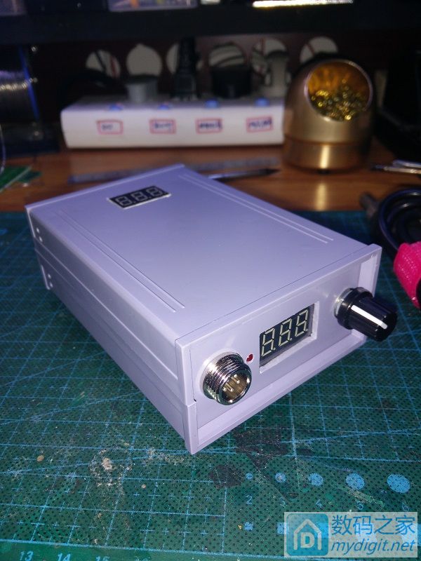 『二师兄出品』“废物利用”制作12V锂电便携白光烙铁