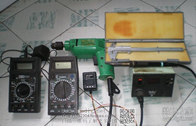 原创设计&制作~用双锂平衡串充改造万用表9V供电的全过程