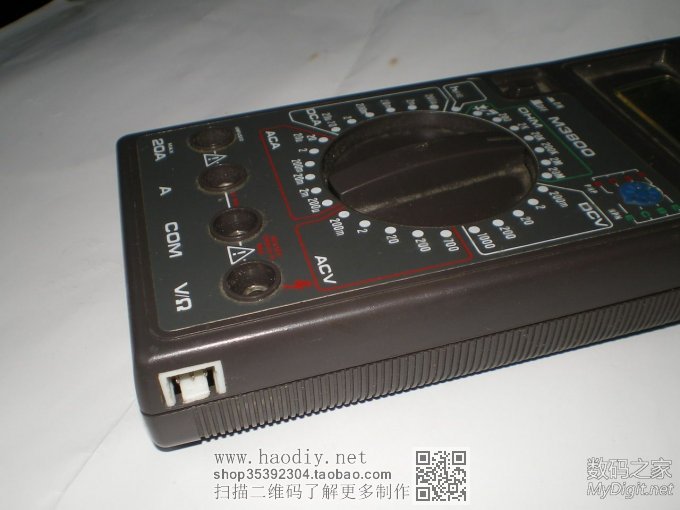 原创设计&制作~用双锂平衡串充改造万用表9V供电的全过程