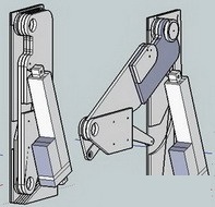 让客厅更整洁,自己设计制作的投影机电动吊架