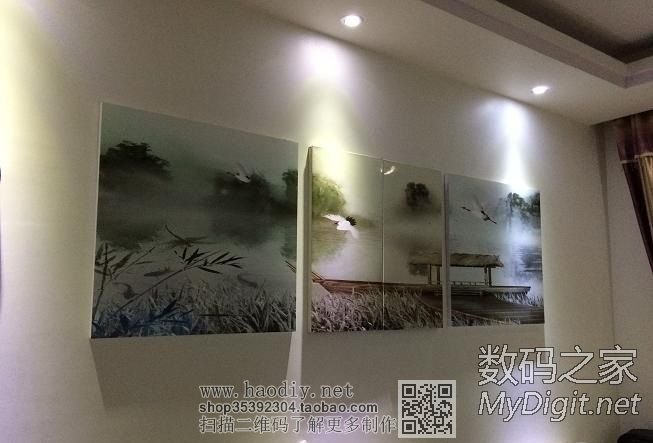 让客厅更整洁,自己设计制作的投影机电动吊架