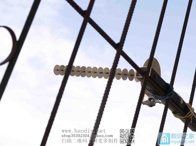 DIY圆片八木WIFI天线效果杠杠的