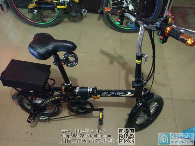 D一辆14寸折叠车电动车……