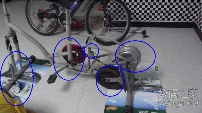 我做的健身车(带发电功能哦!) 我做的健身车(带发电功能哦!)