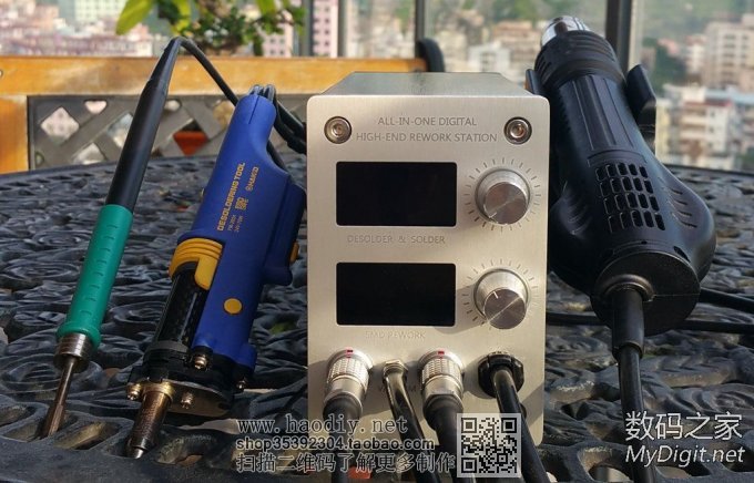 回 有点发烧 的帖子 穷人的DIY---土炮版焊台、吸锡器、电镊子 三合一 拆焊工具组合