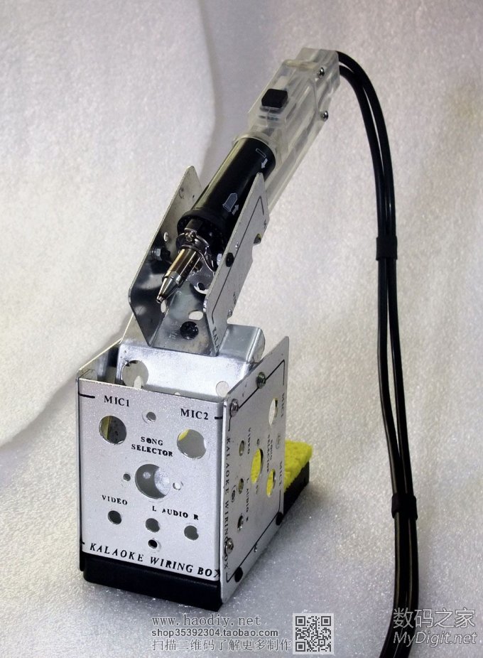 穷人的DIY---土炮版焊台、吸锡器、电镊子 三合一 拆焊工具组合 穷人的DIY---土炮版焊台、吸锡器、电镊子 三合一 拆焊工具组合