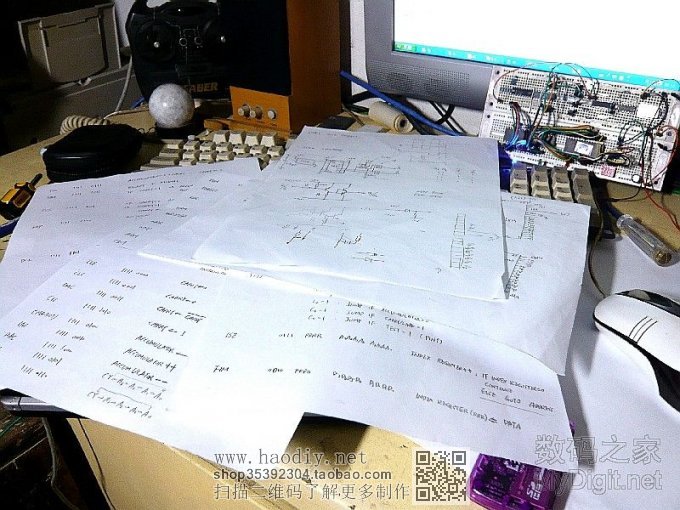 【超级复古DIY】intel 4004最小系统 【超级复古DIY】intel 4004最小系统